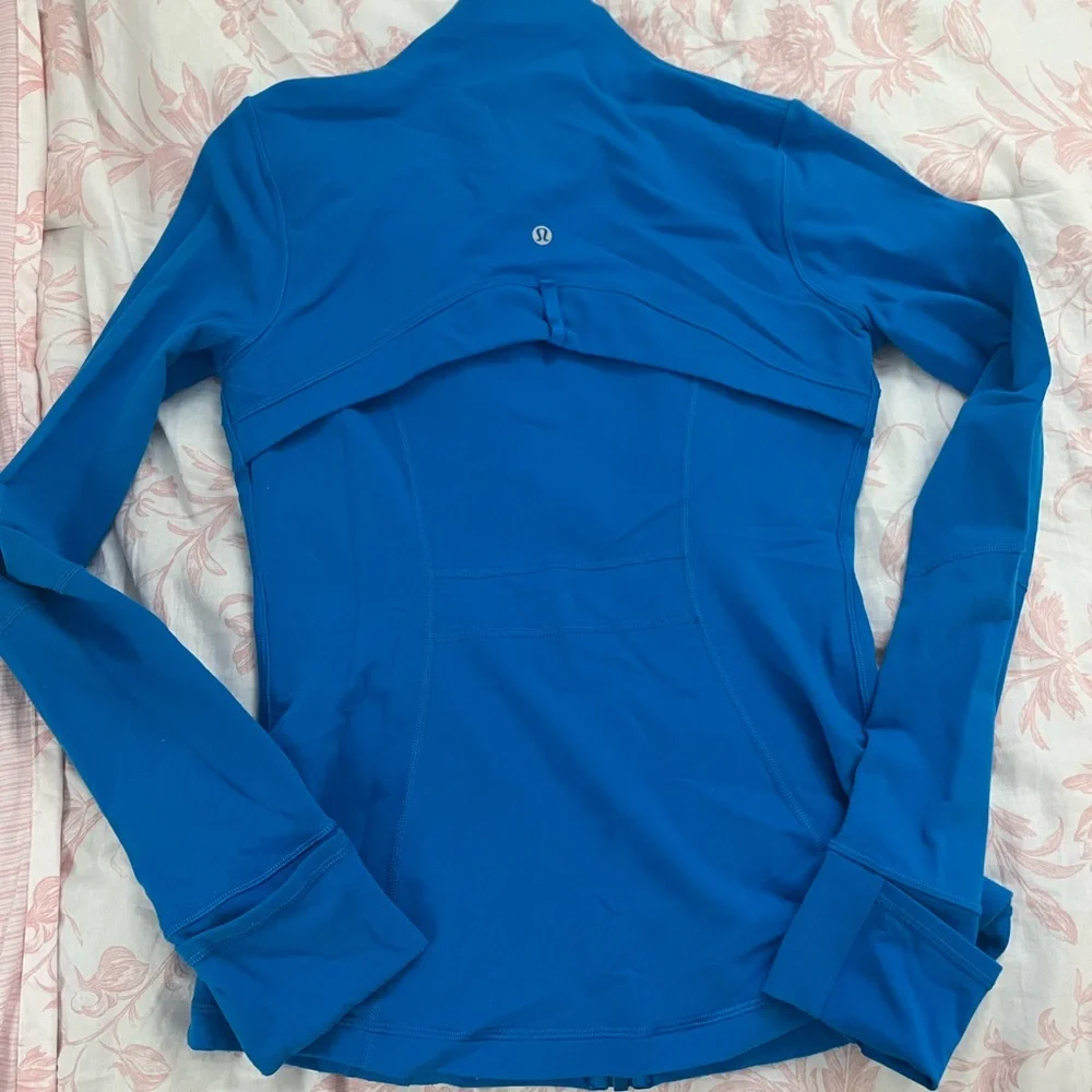 lululemon athletica Blue Full-Zip Athletic Jacket